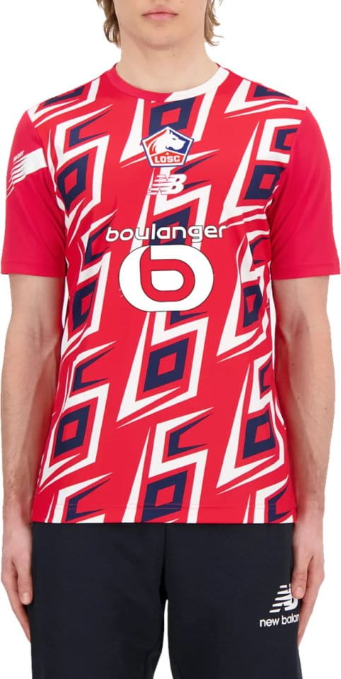 T-paita New Balance LOSC Lille Prematch Shirt 2023/24